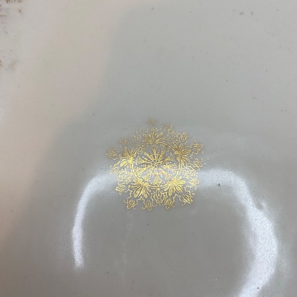 c1900 AK VF LIMOGES A. KLINGENBERG White GOLD ENCRUSTED DISH TRAY BOWL GARLAND - Picture 2 of 13